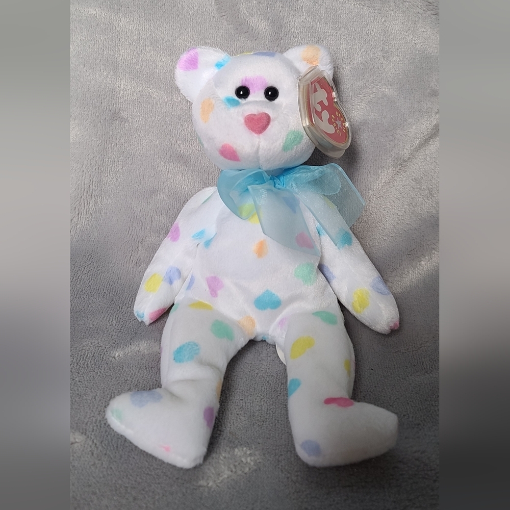 2001 TY Kissme the Bear Beanie Baby